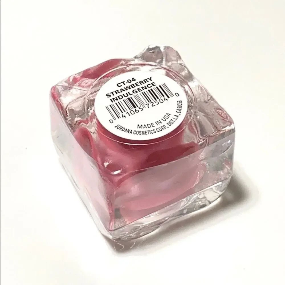 Jordana LIP CREAM TRUFFLES ‘CT-04 Strawberry Indulgence A Pink Sparkle Color NEW